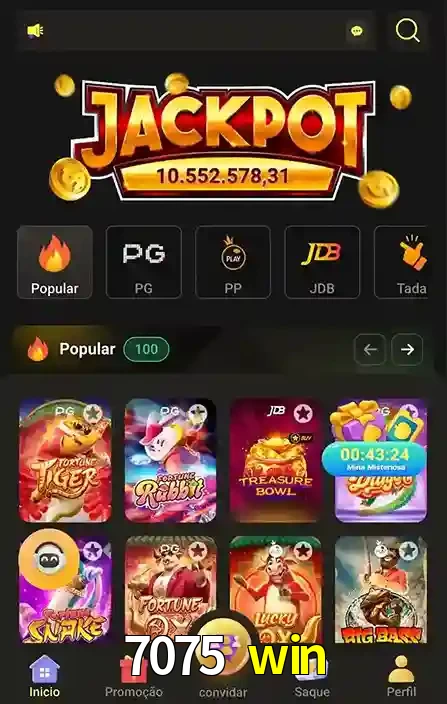 Promoções Especiais no 7075 win App